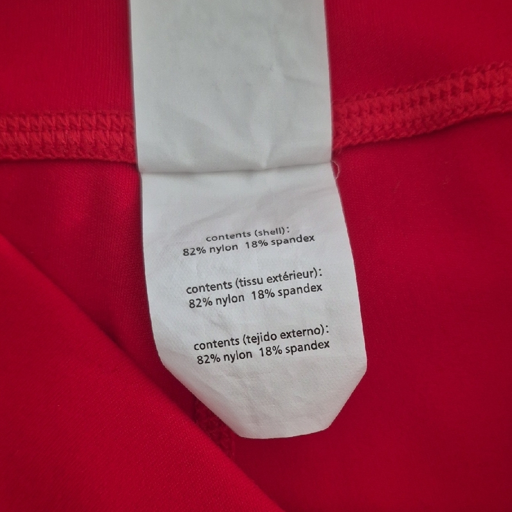 WeWoreWhat Red High-Waist Bike Shorts / SIZE S - Picture 11 of 13